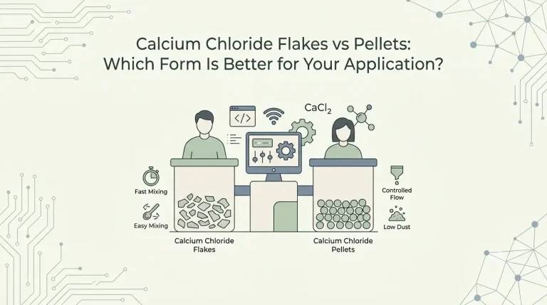 Calcium Chloride Flakes vs Pellets Which Form Is Better for Your Application