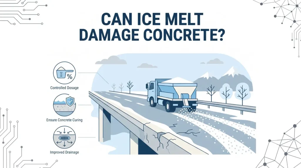 Can Ice Melt Damage Concrete?