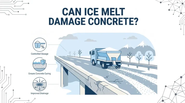 Can Ice Melt Damage Concrete?