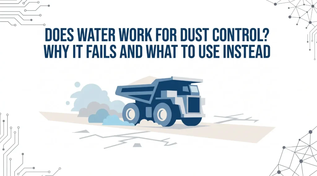 Does Water Work for Dust Control? Why It Fails and What to Use Instead
