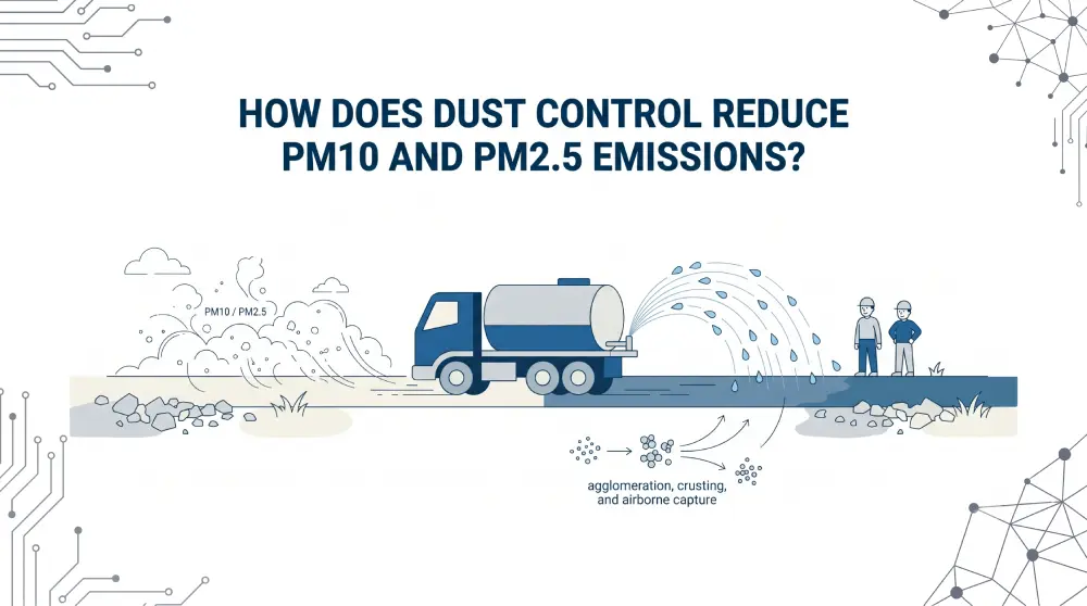 How Does Dust Control Reduce PM10 and PM2.5 Emissions?