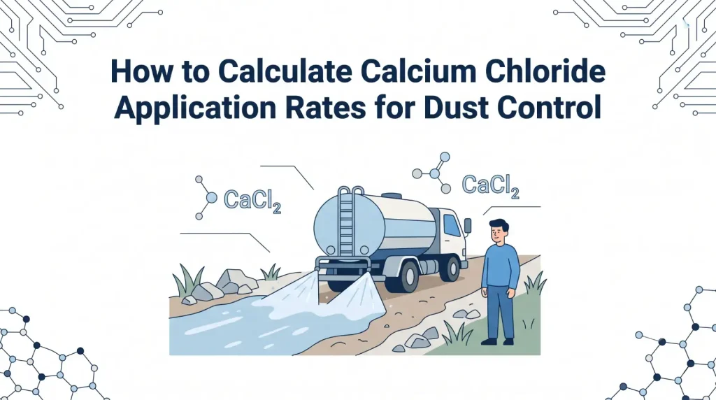 How to Calculate Calcium Chloride Application Rates for Dust Control