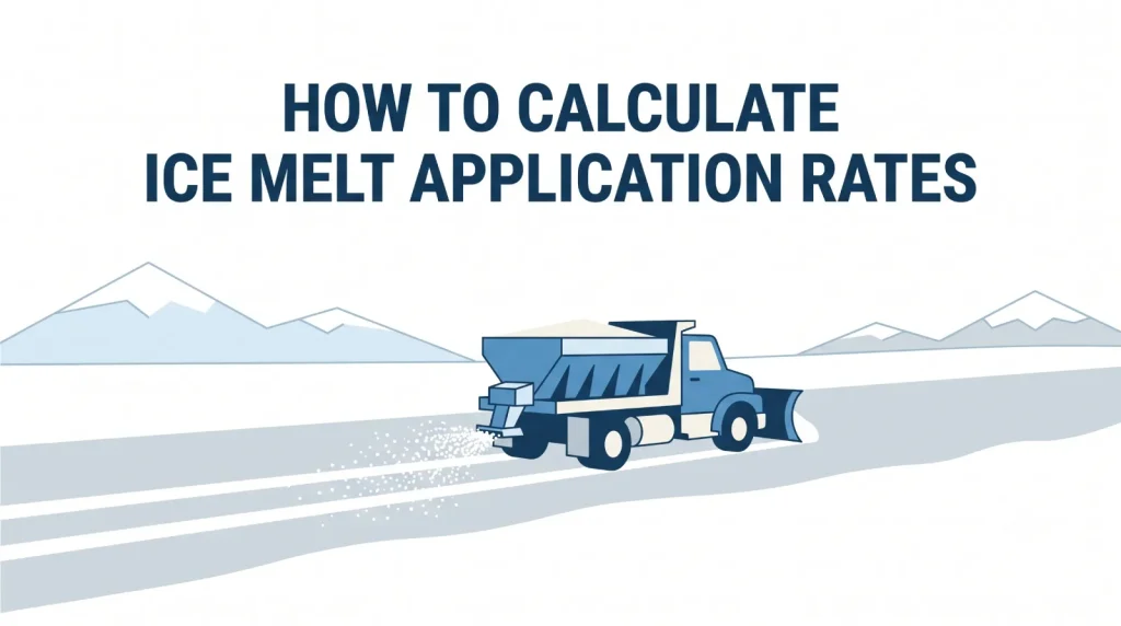 How to Calculate Ice Melt Application Rates