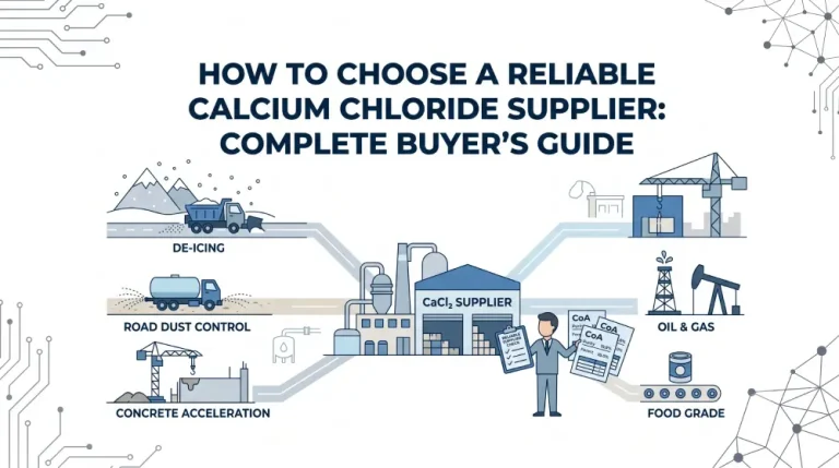 How to Choose a Reliable Calcium Chloride Supplier: Complete Buyer's Guide