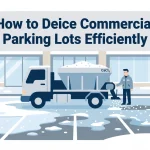 How to Deice Commercial Parking Lots Efficiently