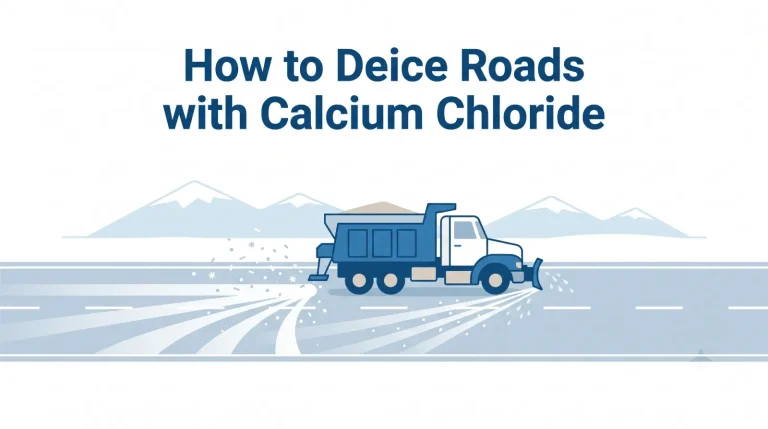 How to Deice Roads with Calcium Chloride