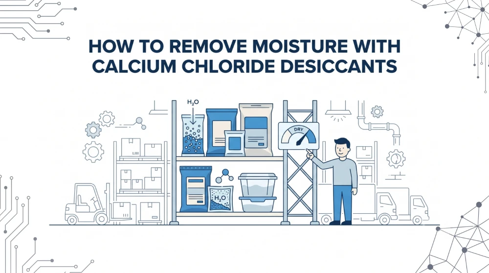 How to Remove Moisture with Calcium Chloride Desiccants