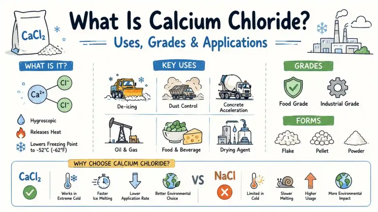 What Is Calcium Chloride A Complete Guide to Uses, Grades & Applications