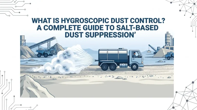 What Is Hygroscopic Dust Control? A Complete Guide to Salt-Based Dust Suppression