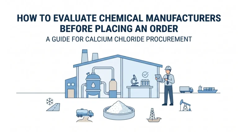 How to Evaluate Chemical Manufacturers Before Placing an Order