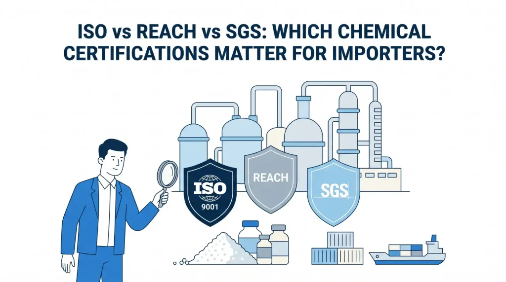 ISO vs REACH vs SGS: Which Chemical Certifications Matter for Importers?