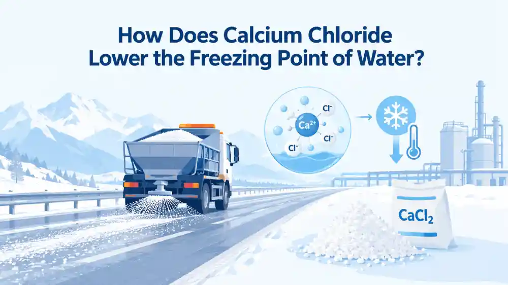 How Does Calcium Chloride Lower the Freezing Point of Water