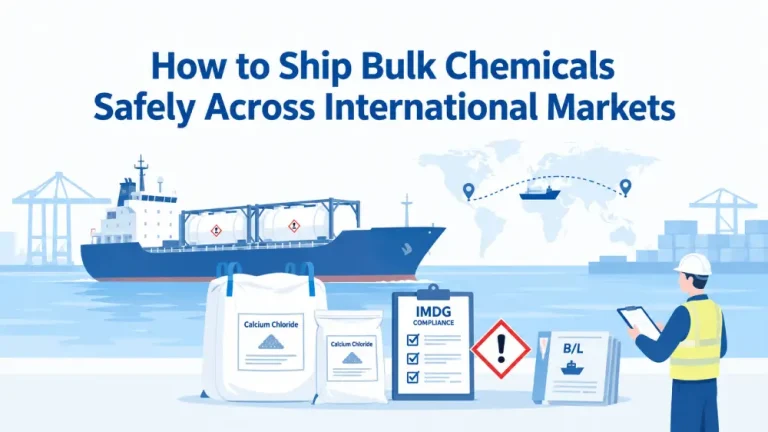 How to Ship Bulk Chemicals Safely Across International Markets