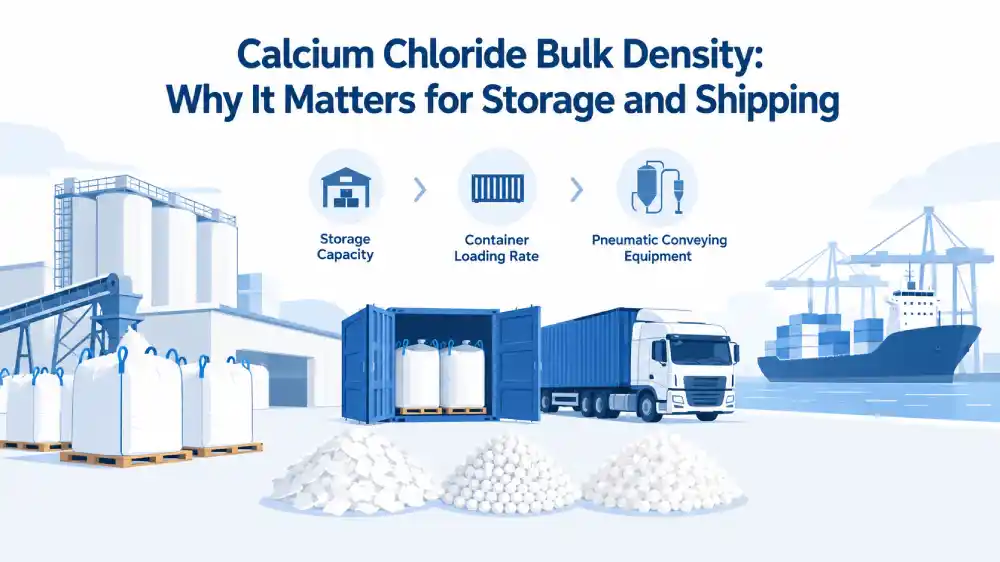 Calcium Chloride Bulk Density: Why It Matters for Storage and Shipping