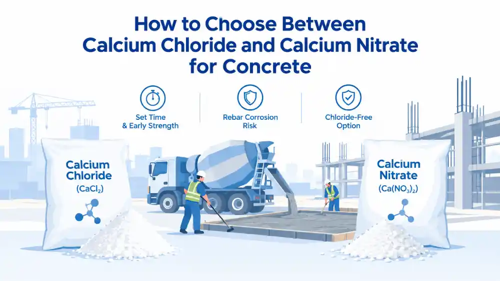 How to Choose Between Calcium Chloride and Calcium Nitrate for Concrete
