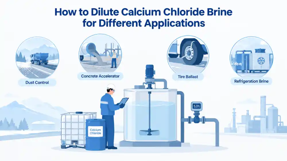 How to Dilute Calcium Chloride Brine for Different Applications