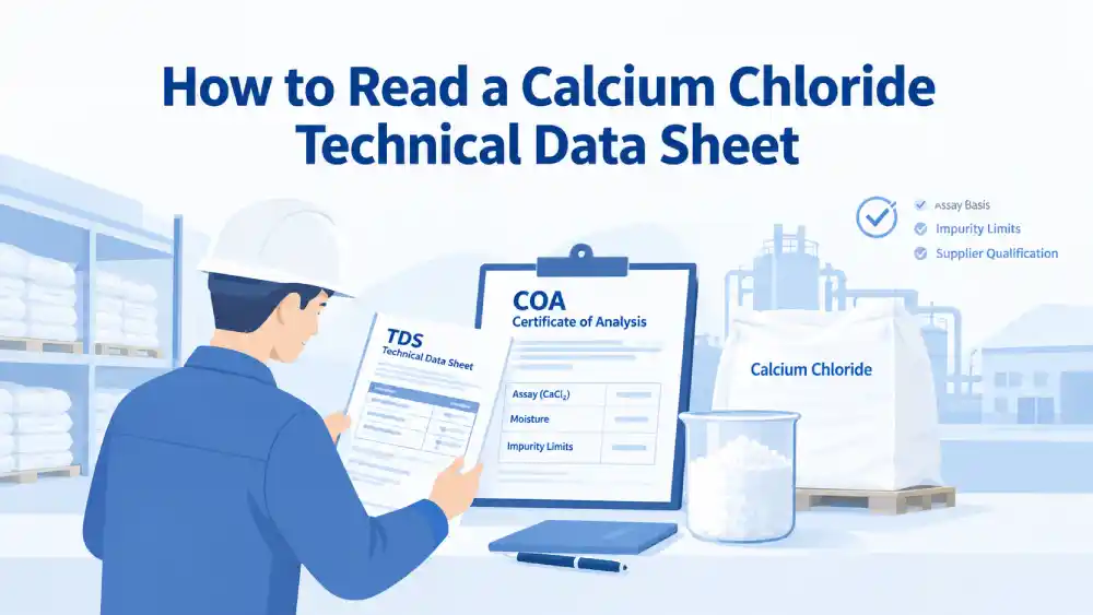 How to Read a Calcium Chloride Technical Data Sheet