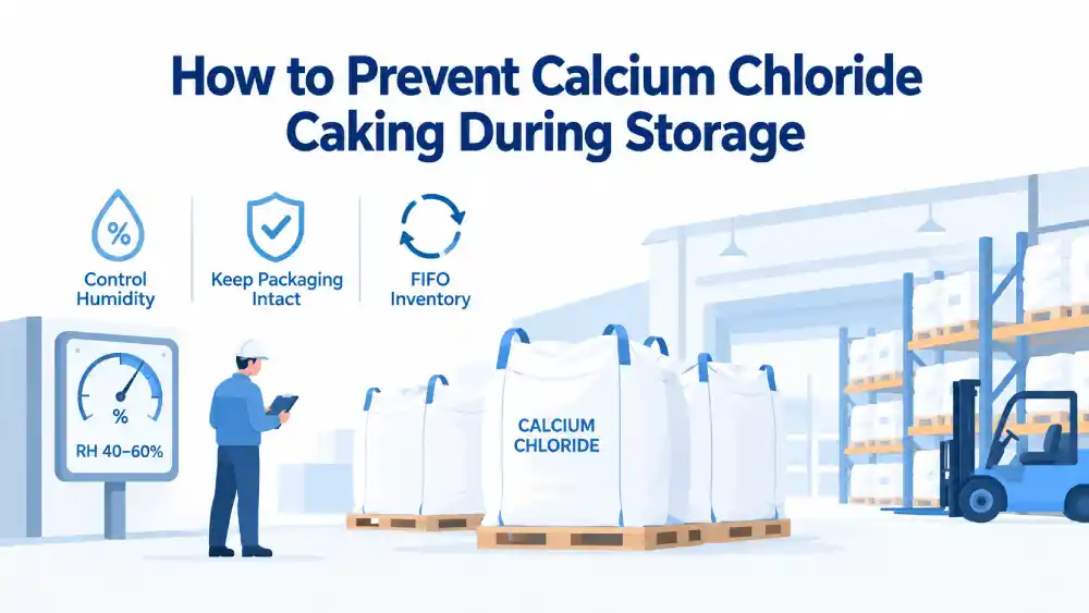 How to Prevent Calcium Chloride Caking During Storage
